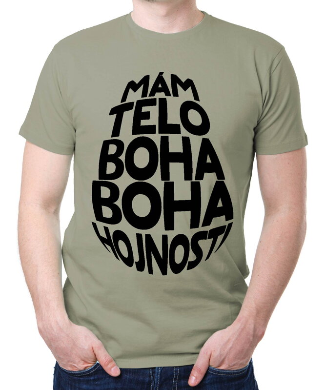 Vtipné tričko - MÁM TELO BOHA Vtipné tričko - MÁM TELO BOHA