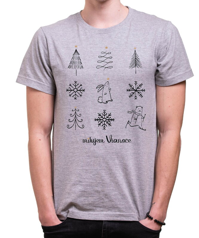 Vianočné tričko - milujem Vianoce Vianočné tričko - milujem Vianoce