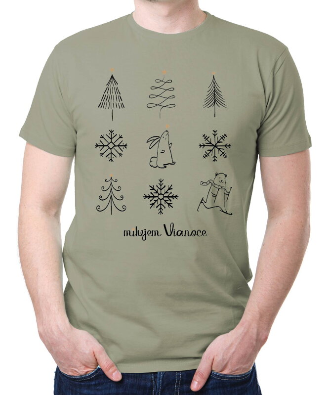 Vianočné tričko - milujem Vianoce Vianočné tričko - milujem Vianoce