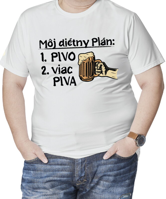 Pivné tričko - Môj pivný diétny plán