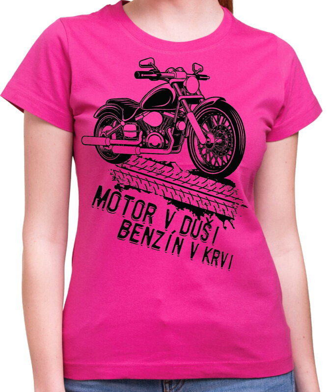 Motorkárske tričko - Motor v duši, benzín v krvi Motorkárske tričko - Motor v duši, benzín v krvi