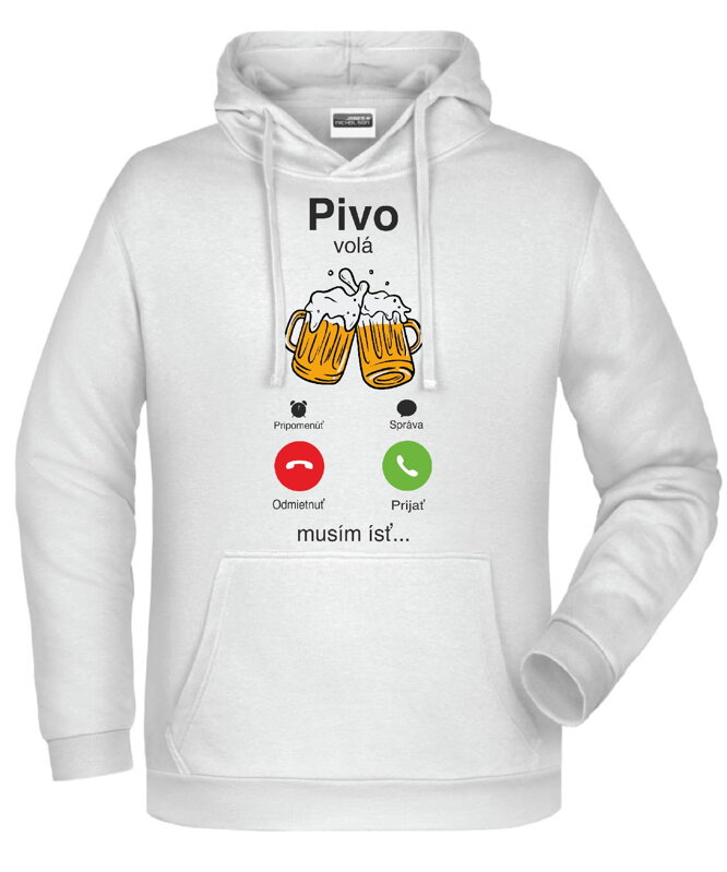 Mikina - Pivo volá, musím ísť Phone