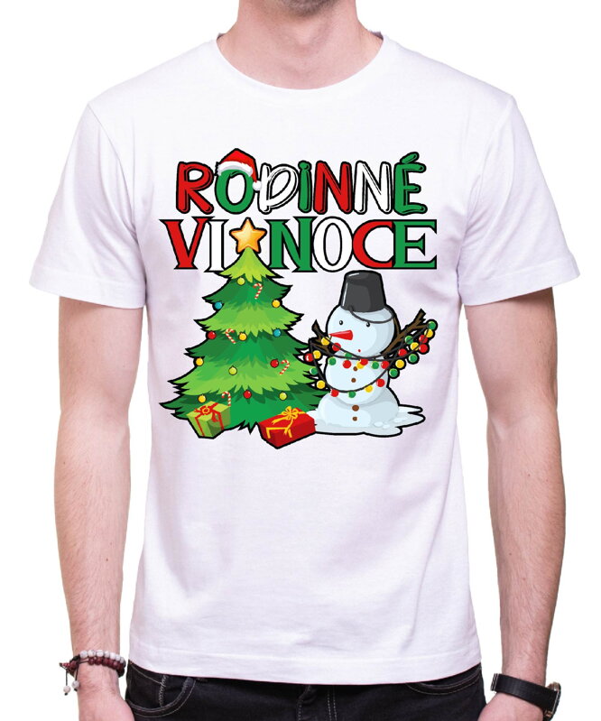 Vianočné tričko - Rodinné Vianoce