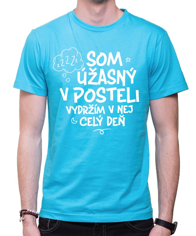 Vtipné tričko - Som úžasný/á v posteli Vtipné tričko - Som úžasný/á v posteli