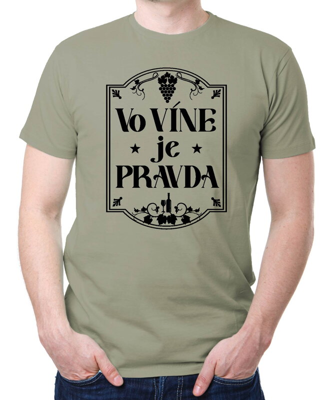 Vinárske tričko - Vo víne je pravda Vinárske tričko - Vo víne je pravda