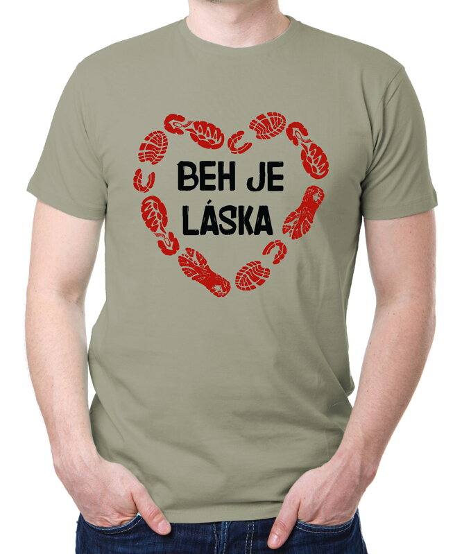 Tričko - Beh je láska Tričko - Beh je láska