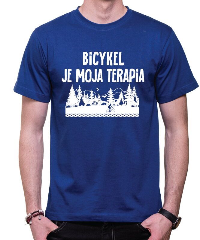Cyklo tričko - Bicykel je moja terapia Cyklo tričko - Bicykel je moja terapia