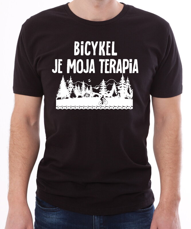 Cyklo tričko - Bicykel je moja terapia