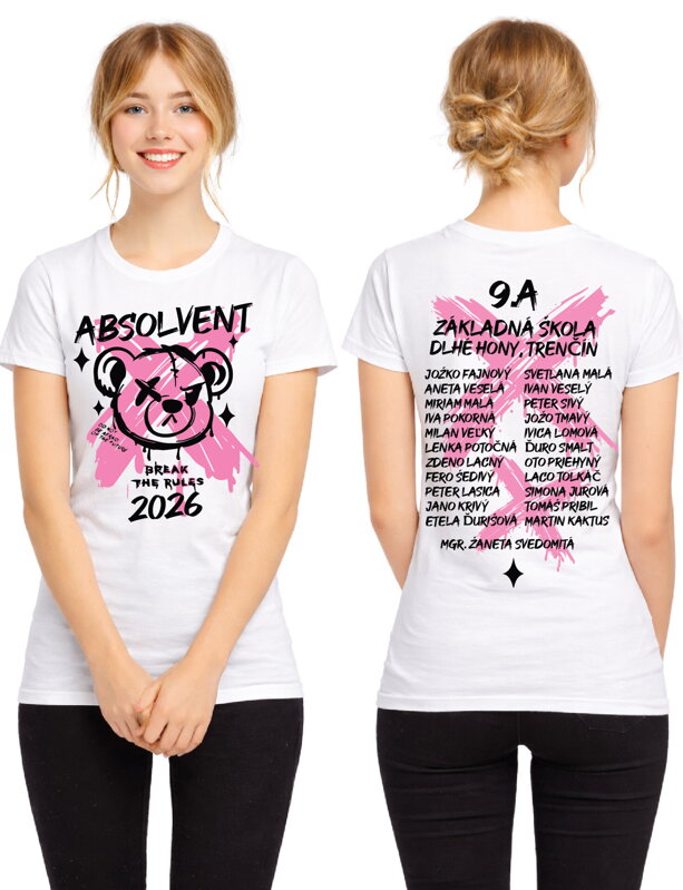 Absolventské tričko - Break the rules