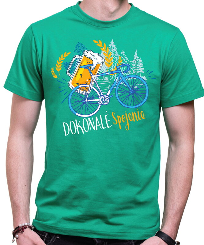 Cyklo pivné tričko - Dokonalé spojenie Cyklo pivné tričko - Dokonalé spojenie