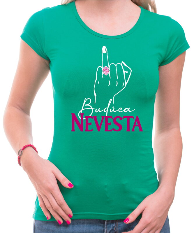 Rozlúčkové tričká - Budúca nevesta (ruka) + Nevestin gang