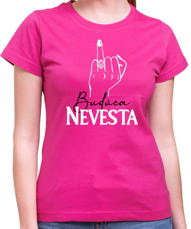 Rozlúčkové tričká - Budúca nevesta (ruka) + Nevestin gang