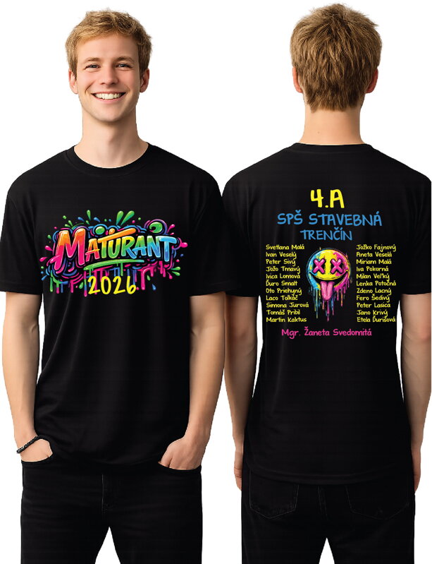 Maturitné  tričko - Graffiti