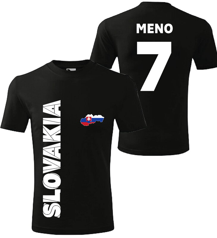 Tričko - SLOVAKIA + vl.meno a číslo Tričko - SLOVAKIA + vl.meno a číslo