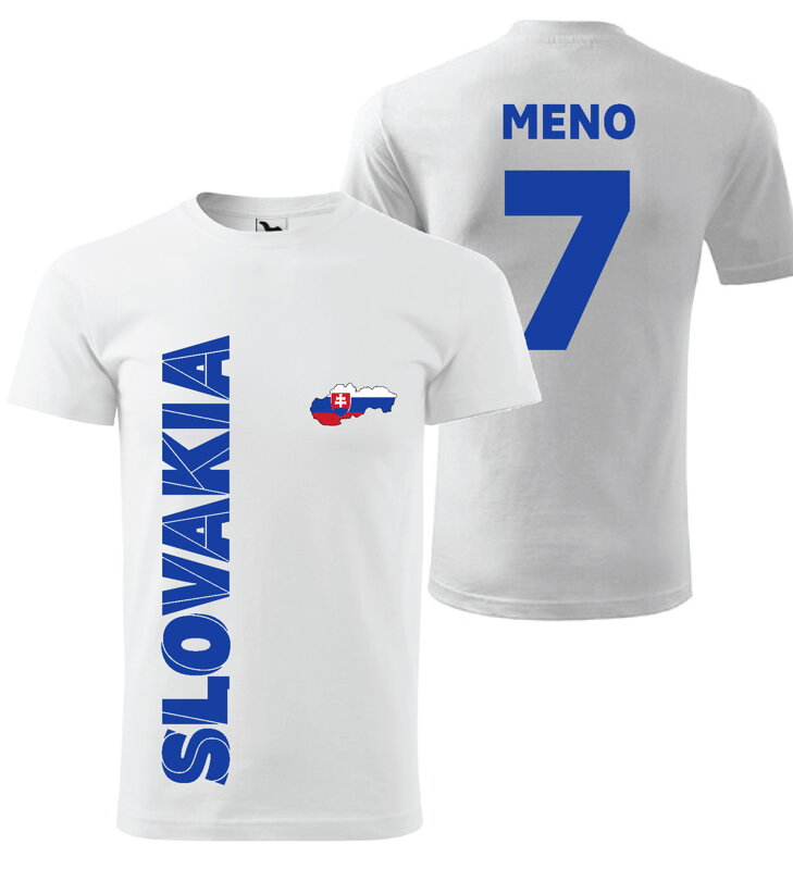 Tričko - SLOVAKIA + vl.meno a číslo Tričko - SLOVAKIA + vl.meno a číslo