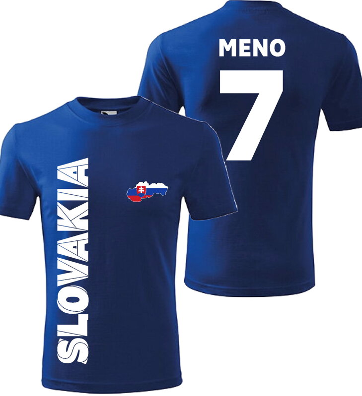 Tričko - SLOVAKIA + vl.meno a číslo Tričko - SLOVAKIA + vl.meno a číslo