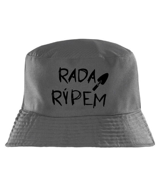 Klobúk s potlačou - Rada rýpem