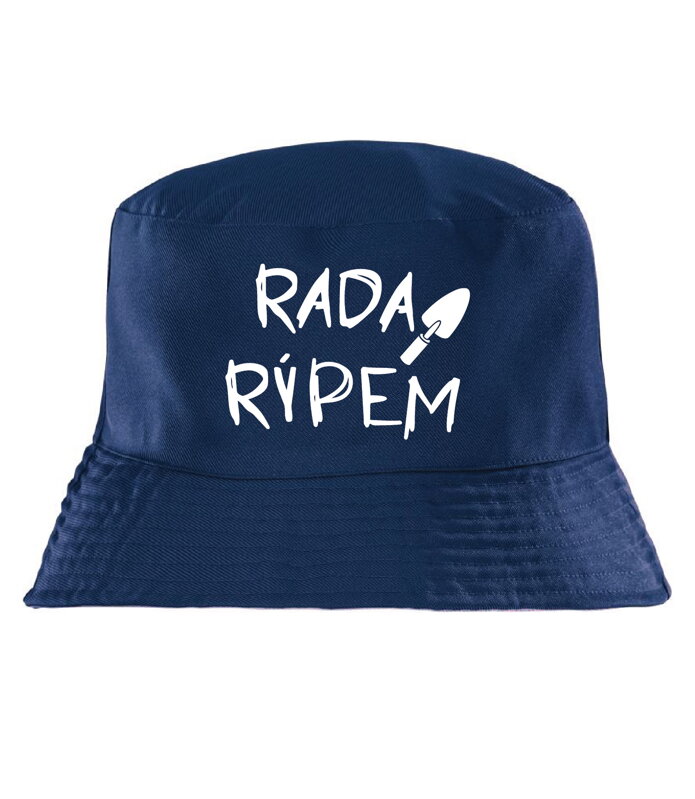 Klobúk s potlačou - Rada rýpem