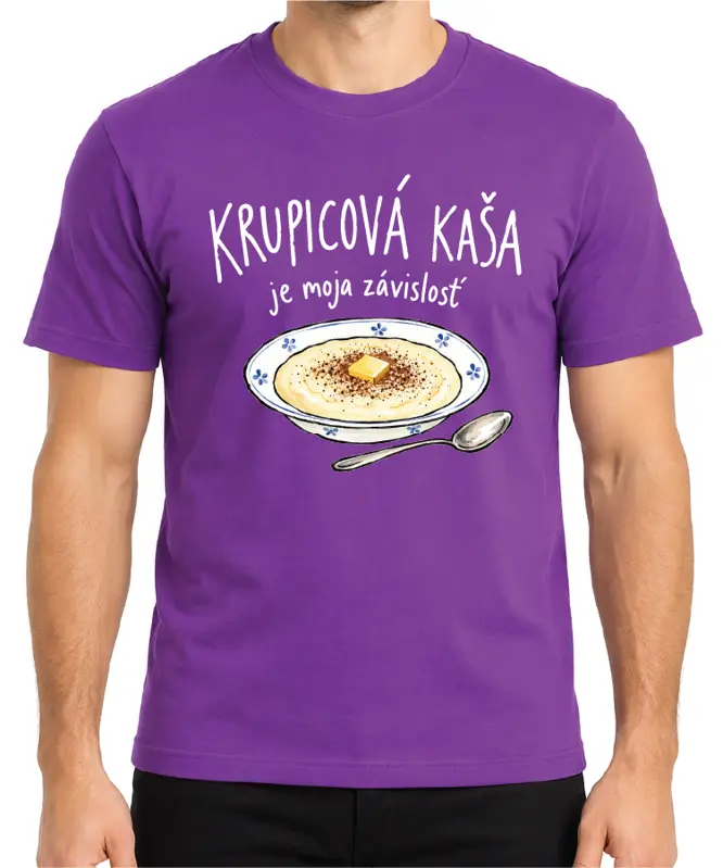 Tričko - Krupicová kaša je moja závislosť
