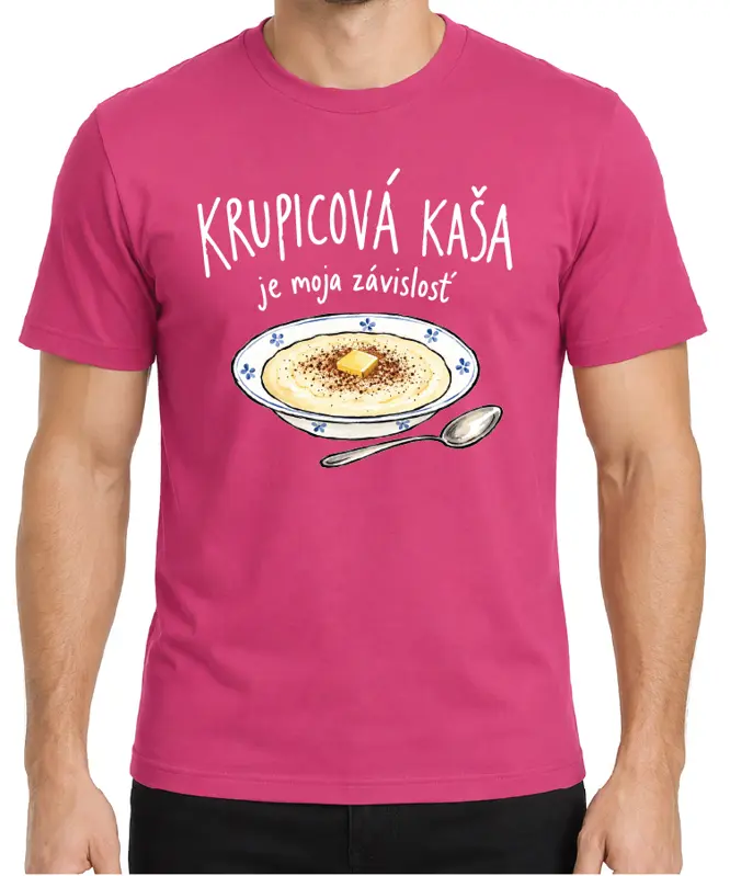 Tričko - Krupicová kaša je moja závislosť