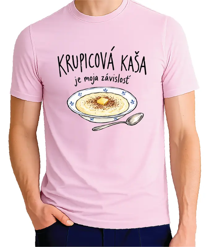 Tričko - Krupicová kaša je moja závislosť