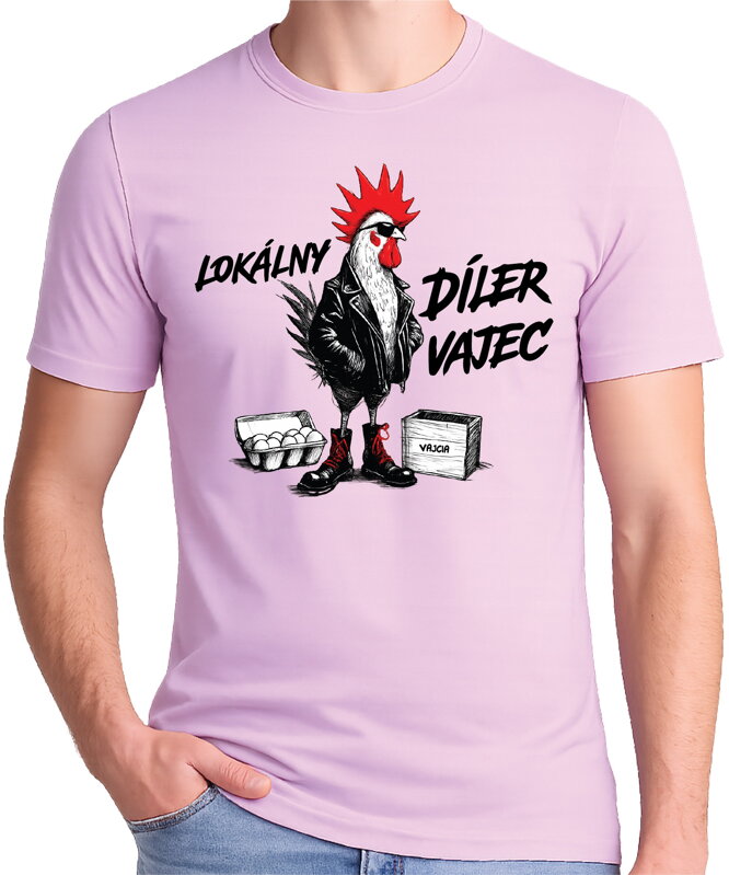 Pánske tričko - Lokálny díler vajec