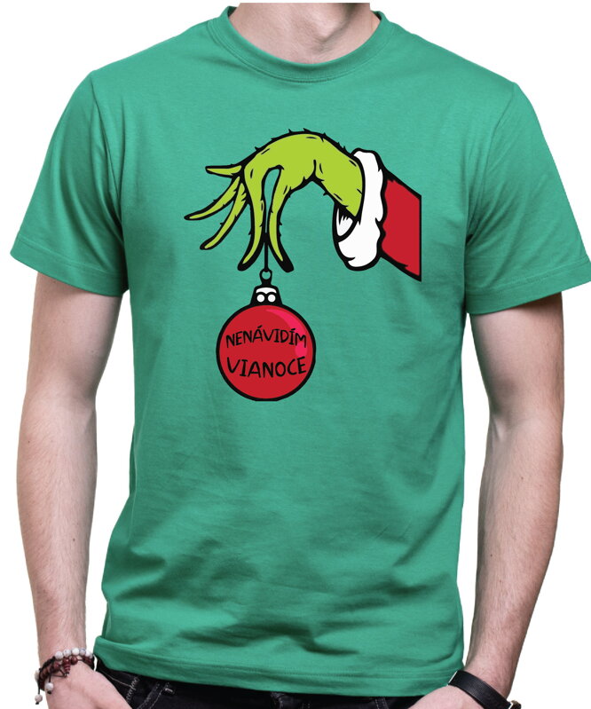 Vianočné tričko - Nenávidím Vianoce