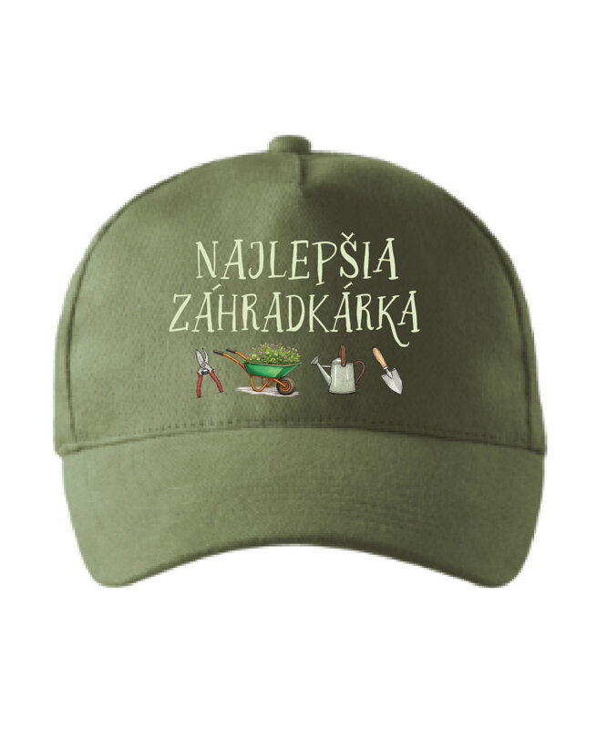 Šiltovka s potlačou - Najlepšia záhradkárka