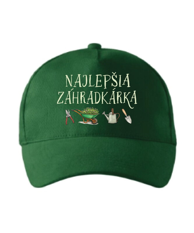 Šiltovka s potlačou - Najlepšia záhradkárka