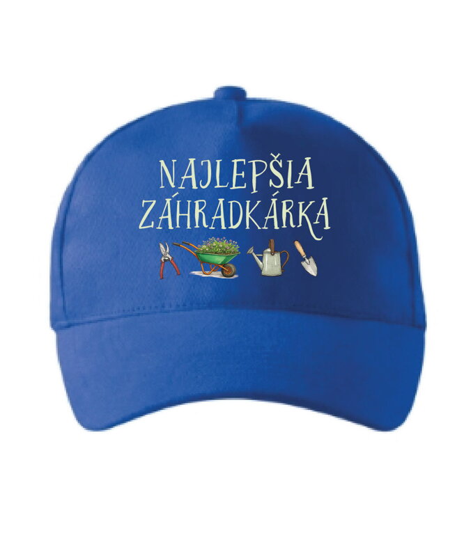 Šiltovka s potlačou - Najlepšia záhradkárka
