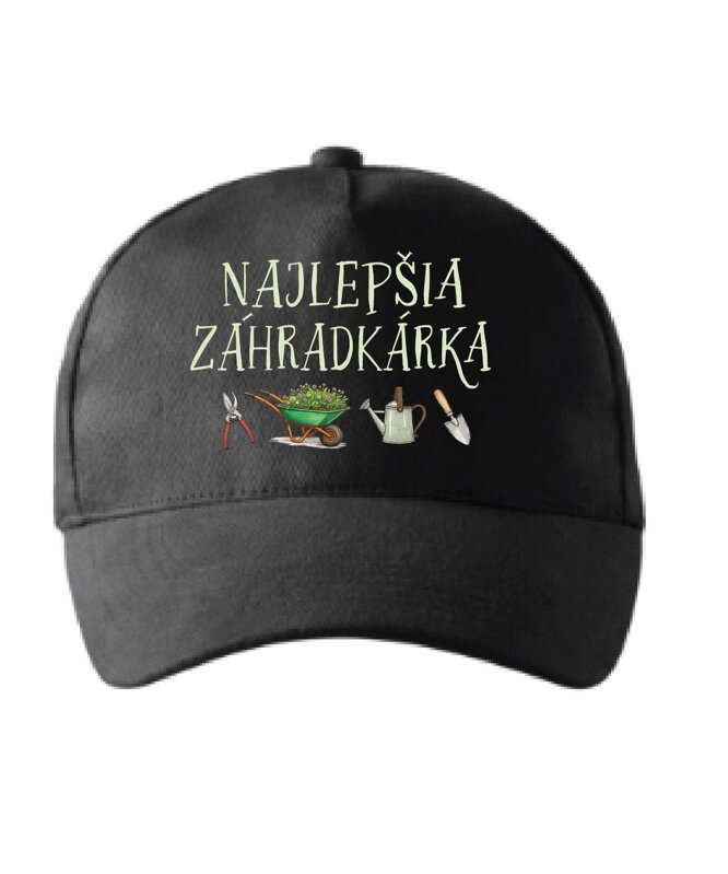 Šiltovka s potlačou - Najlepšia záhradkárka