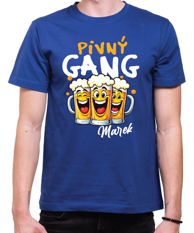 Tričko - Pivný GANG (vlastné meno)