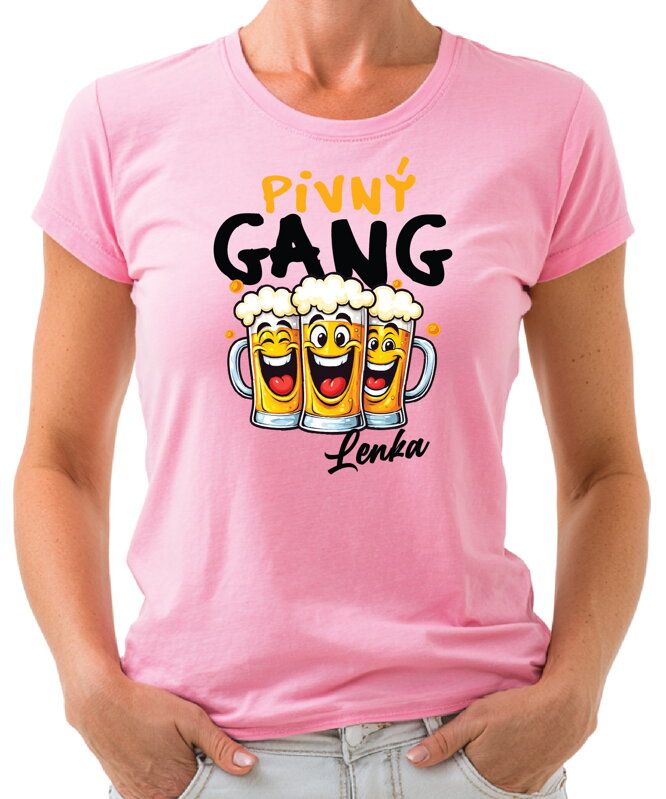 Tričko - Pivný GANG (vlastné meno) Tričko - Pivný GANG (vlastné meno)