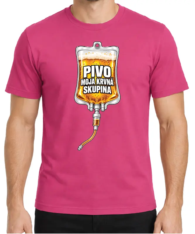 Tričko - Pivo je moja krvná skupina (zásobník)