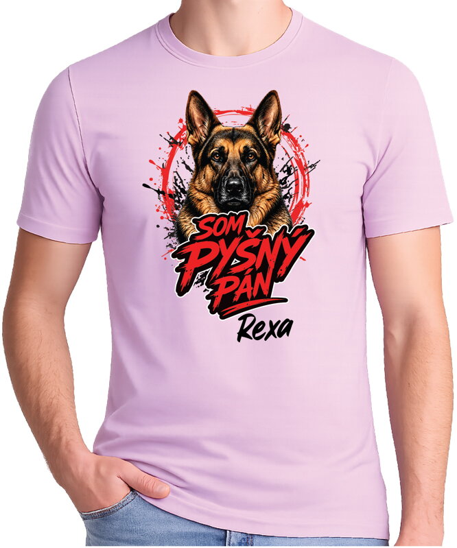 Tričko pre psíčkarov - Som pyšný pán - nemecký ovčiak