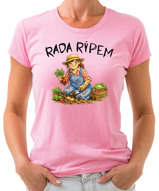 Dámske tričko - Rada rýpem
