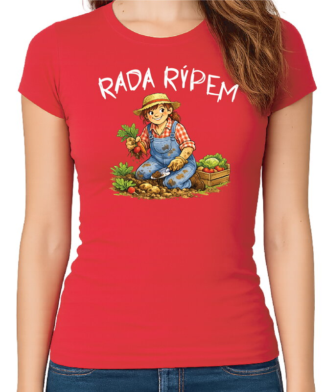 Dámske tričko - Rada rýpem