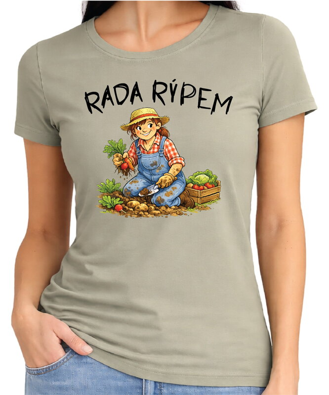 Dámske tričko - Rada rýpem