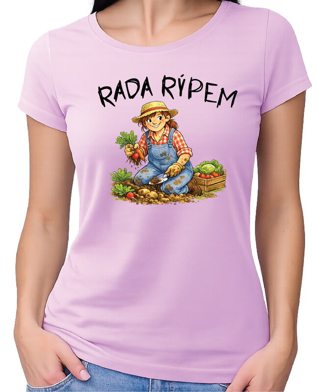 Dámske tričko - Rada rýpem