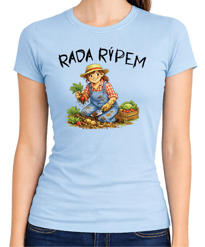 Dámske tričko - Rada rýpem