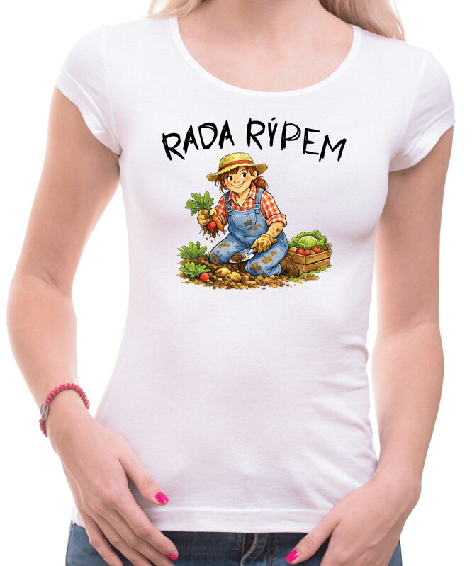 Dámske tričko - Rada rýpem
