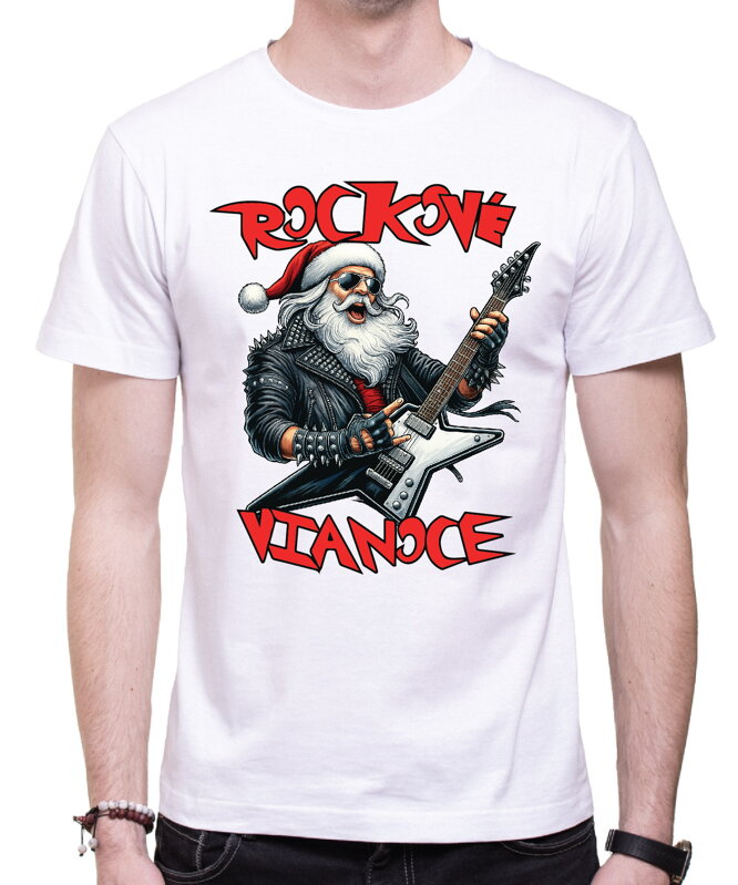 Vianočné tričko - Rockové Vianoce