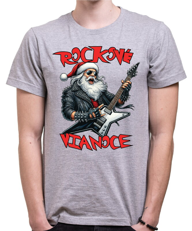 Vianočné tričko - Rockové Vianoce