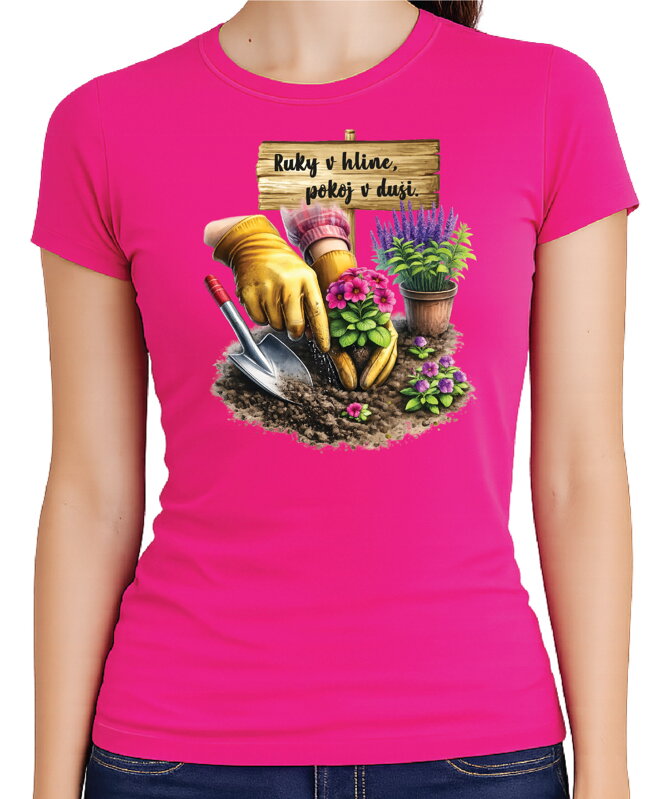 Tričko - Ruky v hline, pokoj v duši 