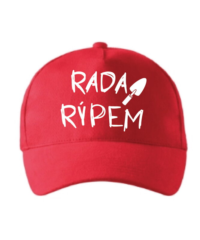 Šiltovka s potlačou - Rada rýpem