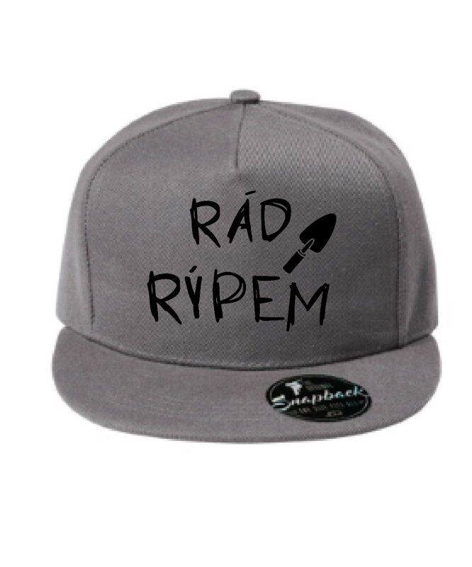 Šiltovka s potlačou - Rád rýpem