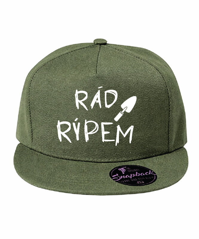 Šiltovka s potlačou - Rád rýpem