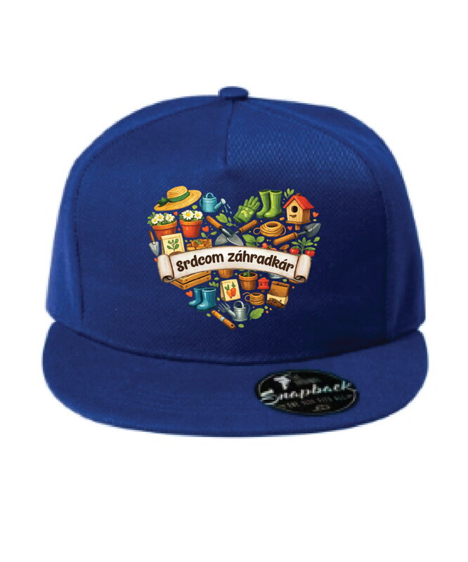 Šiltovka s potlačou - Srdcom záhradkár