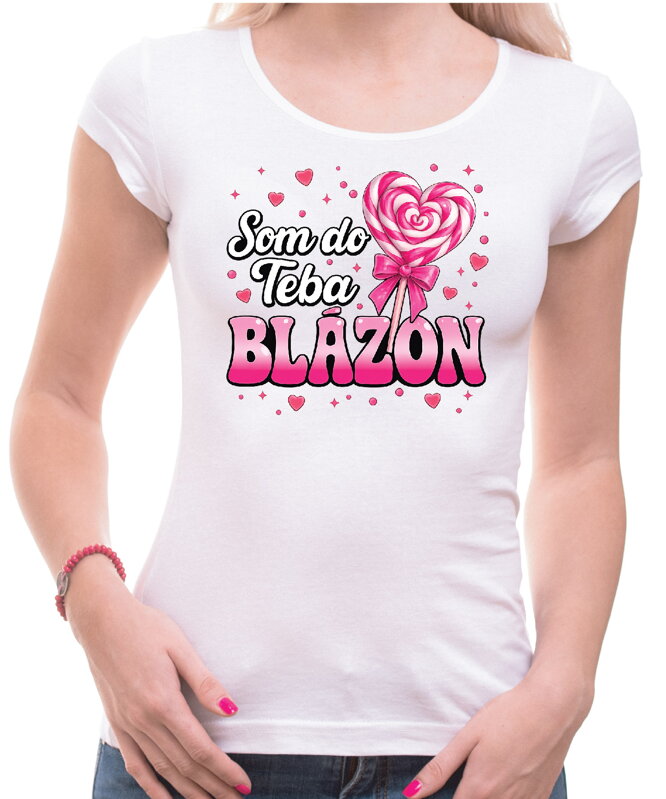 Dámske tričko - Som do teba blázon