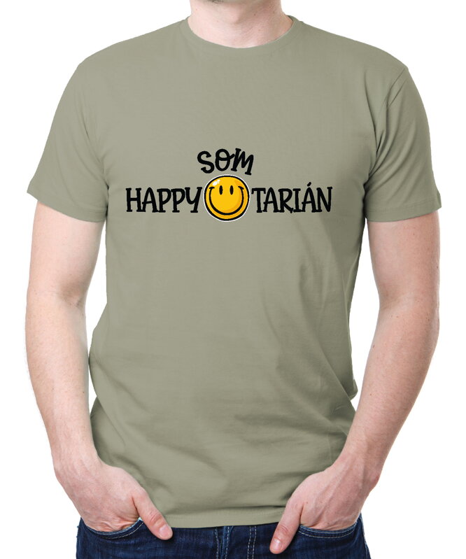 Tričko - Som HAPPYTARIÁN Tričko - Som HAPPYTARIÁN